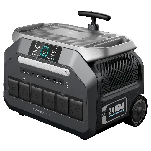[PPBCHA46] Powerology Solar Input Portable Generator - Black