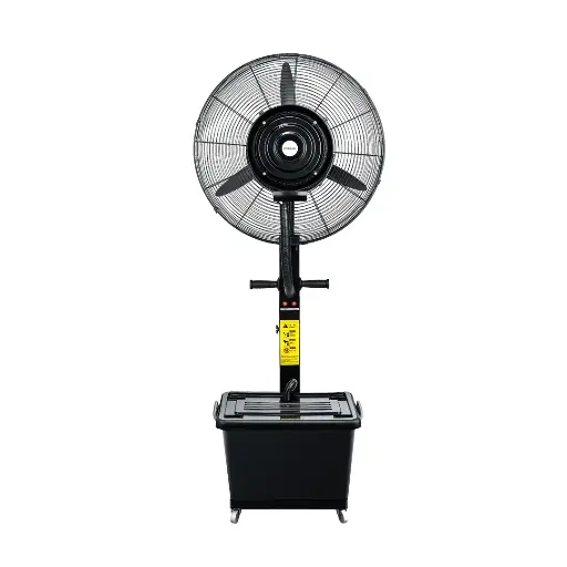 [PMFAN230W] Powerology Industrial Fan Mist Spray & Humidifier - Black