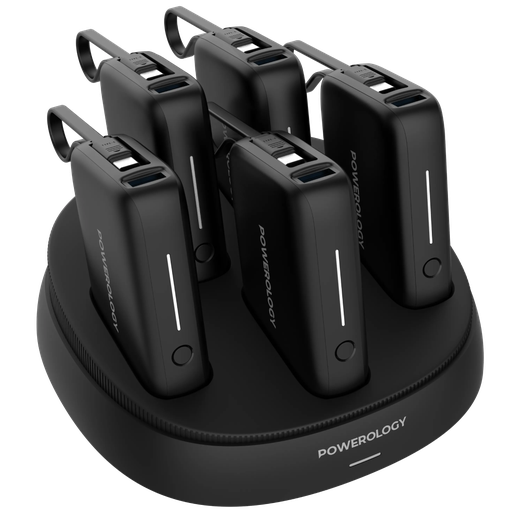 Powerology × 5 10000mAh Power Bank Station