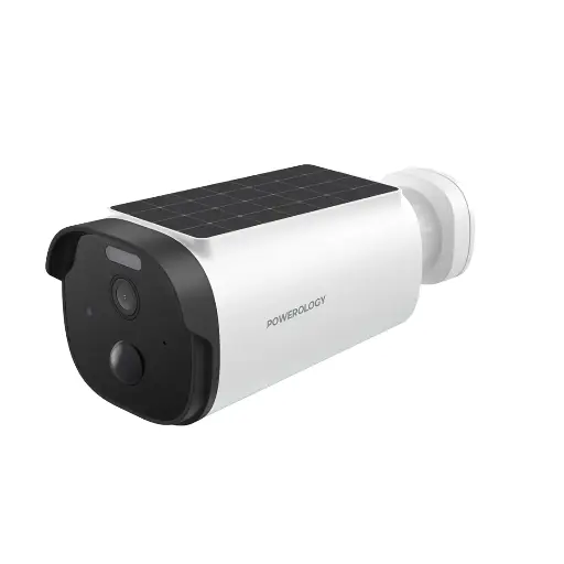 [PPBCHA74] Powerology Built-in Solar Outdoor Camera - White