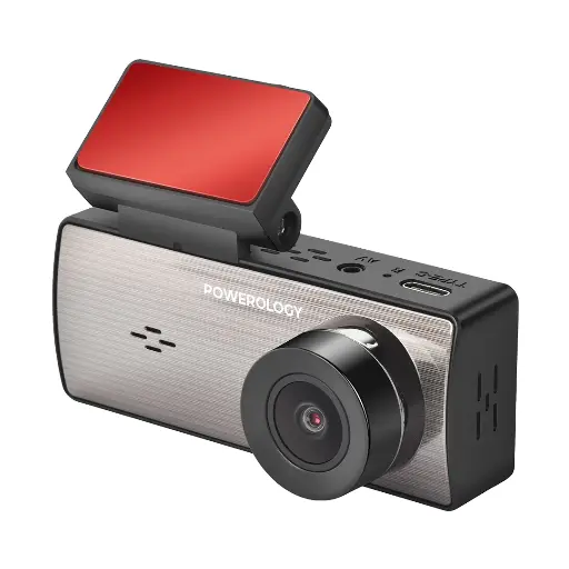 [PDCAM2K1] Powerology Dual Recording Dash Camera - Black