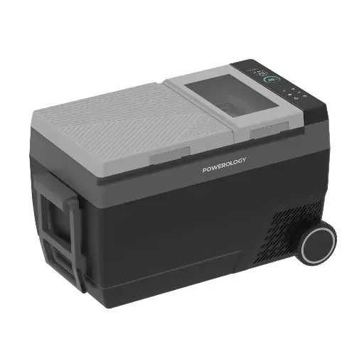 [P90CARFRZ] Powerology Portable Outdoor Fridge & Ice Maker - Black