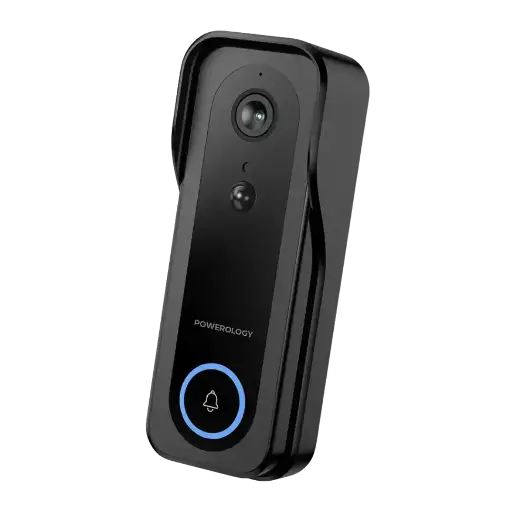 [PPBCHA85] Powerology Smart Doorbell Camera - Black
