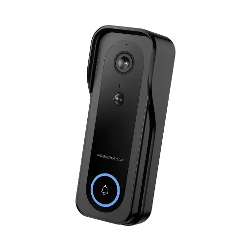 [PPBCHA85] Powerology Smart Doorbell Camera - Black