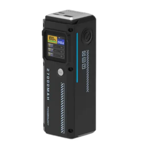 [PPBCHA83] Powerology 27000mAh Smart Display Power Bank - Black
