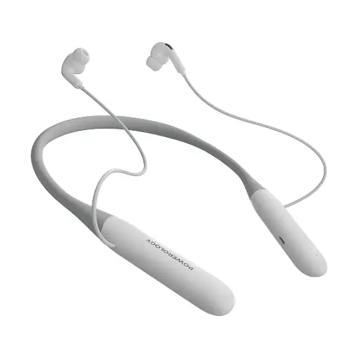 [PWLAUWNKBWH] Powerology Toneflex ENC Wireless Neckband - White