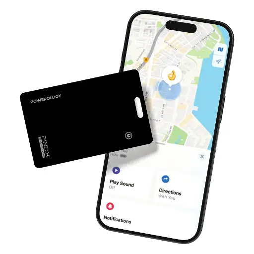 [PPBCHAX1] Powerology Findx Smart Card Device Finder - Black
