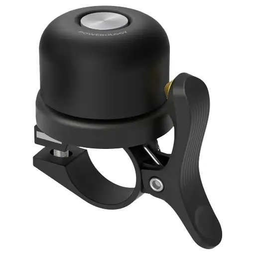 [PPBCHAX3] Powerology Bicycle & Scooter Bell With Airtag Mount - Black