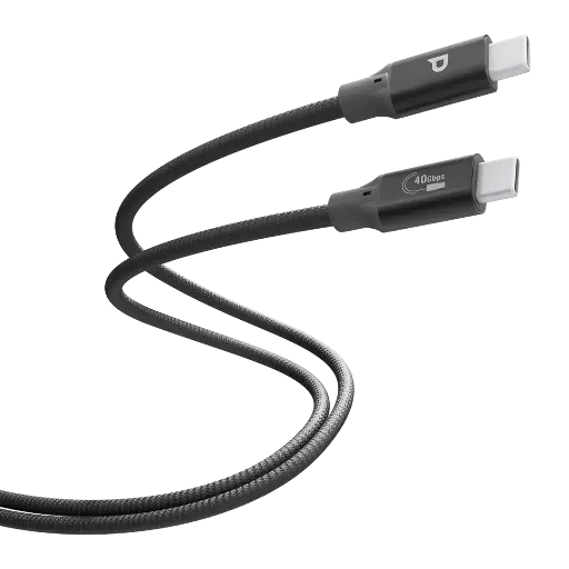 [PCAB029GY] Powerology Power Sync Weave 240W USB-C to USB-C 2m Cable - Gray