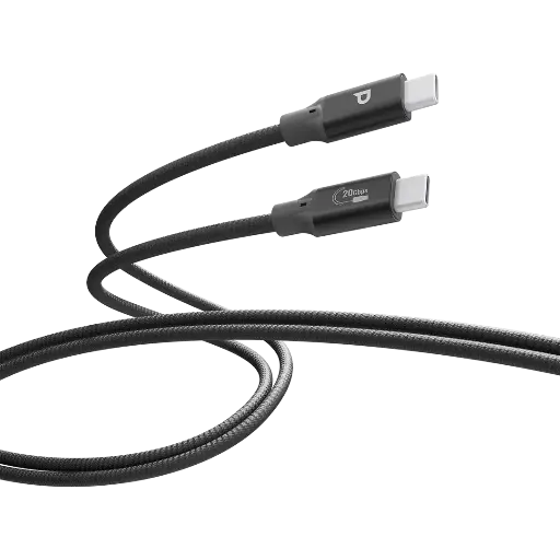 [PCAB030GY] Powerology Power Sync Weave 240W USB-C to USB-C 3m Cable - Gray