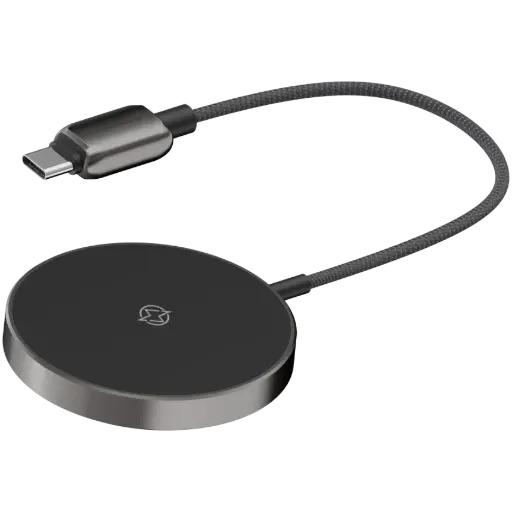 [PWC99DGY] Powerology Zinco Series Wireless Charging Pad - Dark Gray