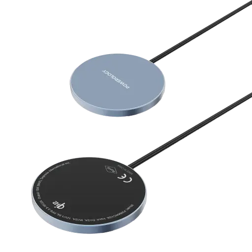 [PWMWCV28GY] Powerology Elero Magnetic Wireless Charger - Gray
