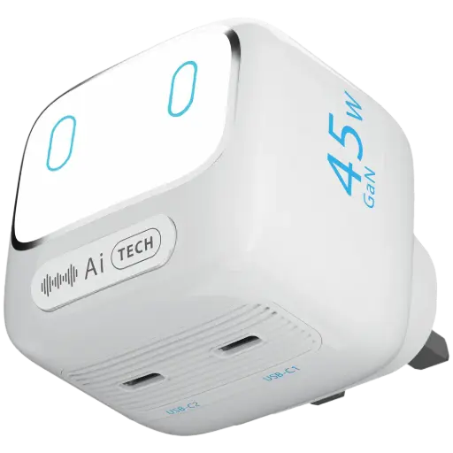 [PWCUQC052WH] Powerology Lumix GaN AI Power Charger - White