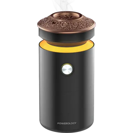 [PSM024BK] Powerology Oudan Incense Bakhoor Burner - Black