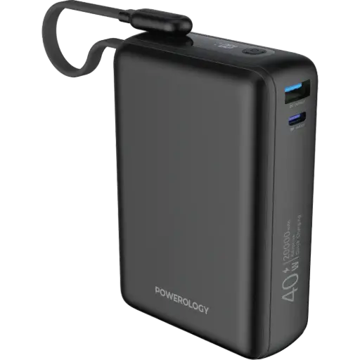 [PPBAM22BK] Powerology Montreal 20000mAh Power Bank - Black