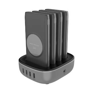 [PPBCHA1041] Powerology 4 in 1 Power Bank Station with Built-in Lightning And Type-C Cable