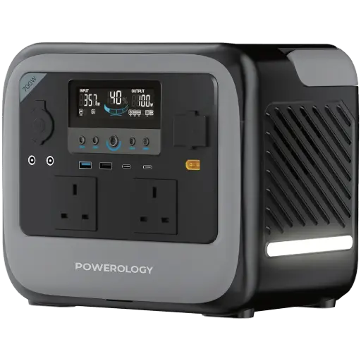[PWGC700GY] Powerology Pater II Portable Power Station 700W - Gray