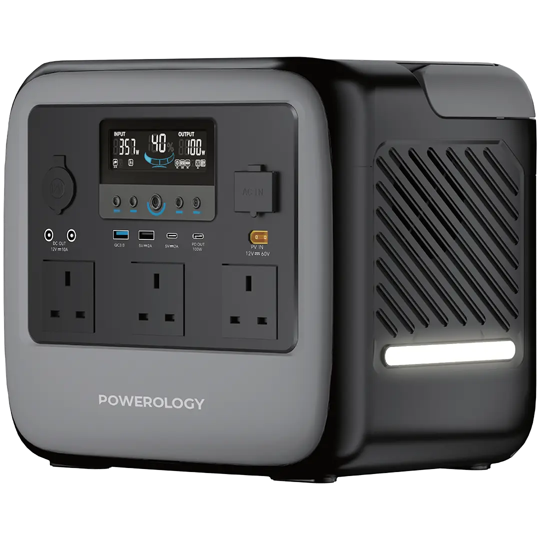 Powerology Énergie 27000mAh Power Bank - Black