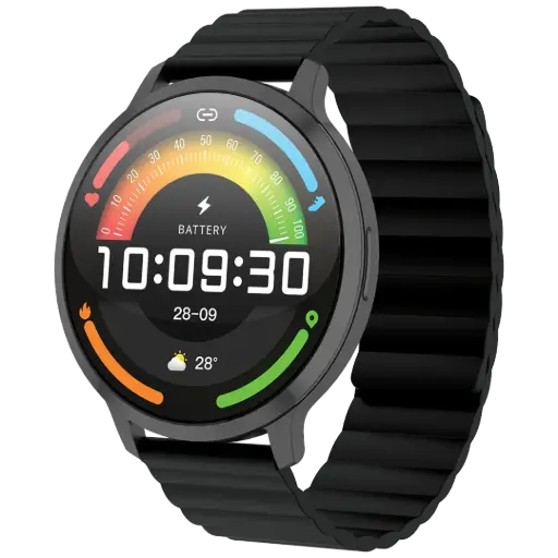 Powerology Aura Smart Watch with 1.73" AMOLED Display
