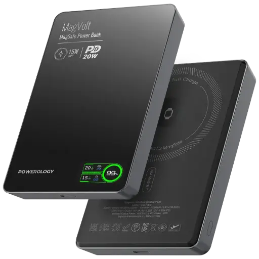 Powerology MagVolt 10000mAh Magnetic Power Bank