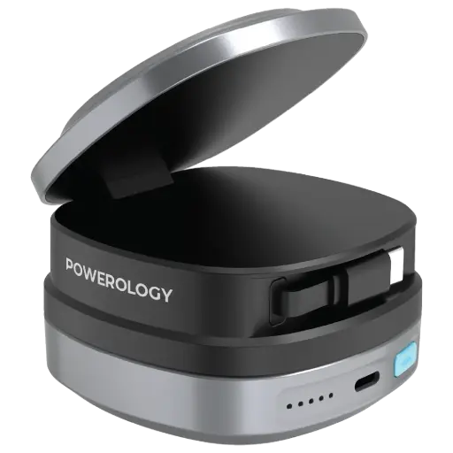 [PPBFT04BK] Powerology Lyons 10000mAh Power Bank - Black