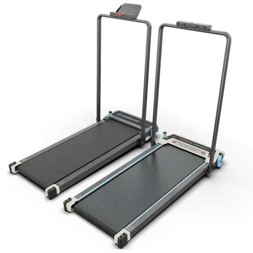 [PWT520ABBK] Powerology 2-In-1 Foldable Treadmill With Massage Pad - Black