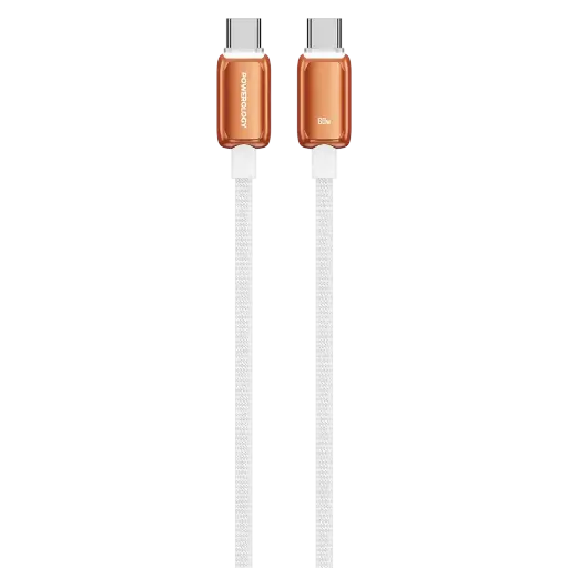 [PWDC60WHOG] كابل باورولوجي زنكو سيريز 60W USB-C - برتقالي