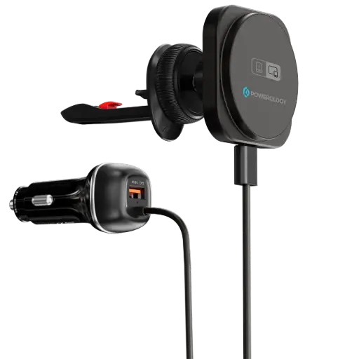 [PCCSR022BK] Powerology Nexar Smart Car Charger - Black