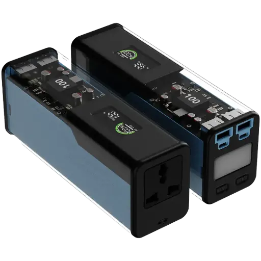 [PPBCHA93BK] Powerology Énergie 27000mAh Power Bank with AC Outlet - Black