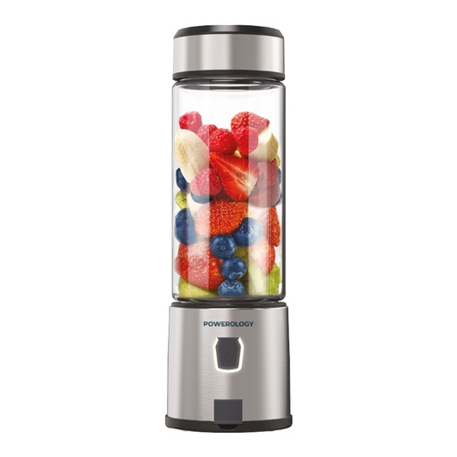 [P6BPJBK] Powerology 6 Blades Portable and Rechargeable Juicer and Blender
