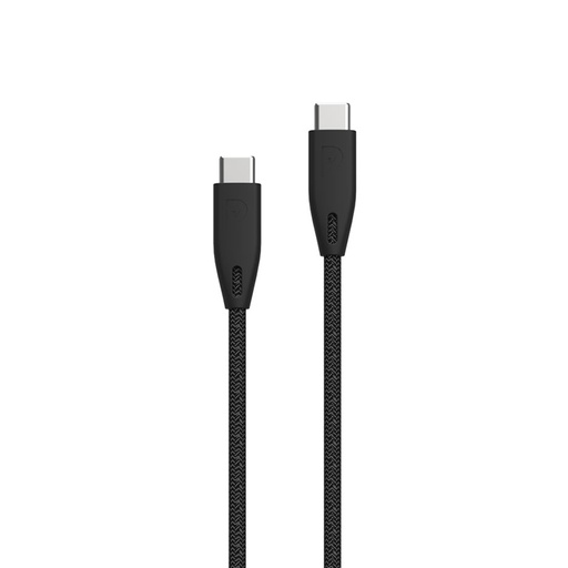 [PBCC2BK] Powerology Braided USB-C to USB-C Cable - 2m / 6.6ft