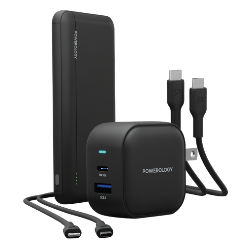 [PPBCHA14-CB] Powerology 5 in 1 Power Combo - Black